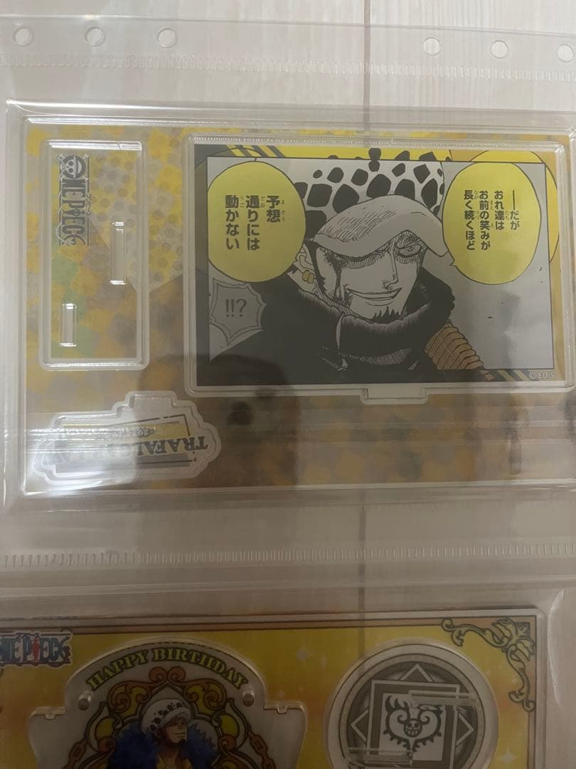 ONE PIECE 誕生日　ロー　アクリルスタンド、缶バッジセット