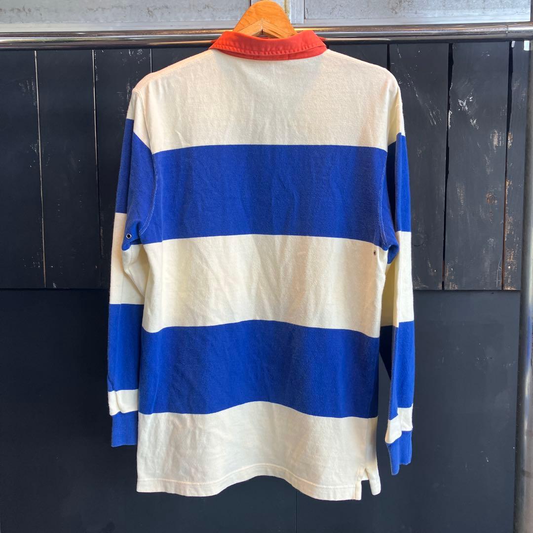 Polo by Ralph Lauren ラルフローレン ラガーシャツ 青白