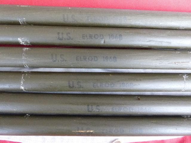 1968” 米軍実物 ナム戦 デッド!　テントポール　6本セット 軍幕 317