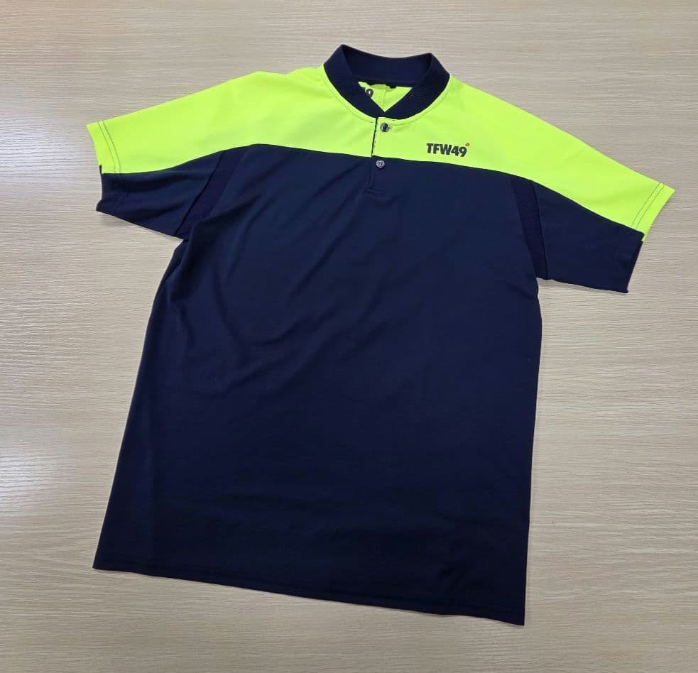 SANRISE × TFW49 サイドメッシュ COLLARLESS POLO