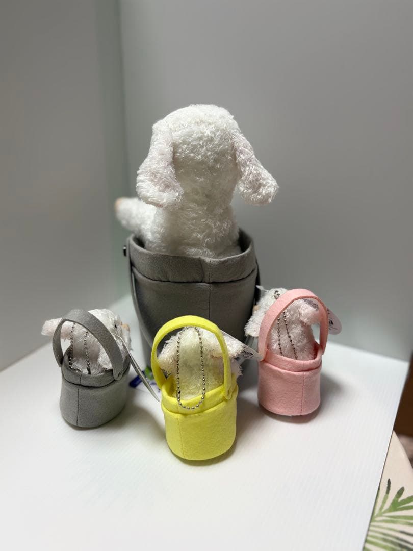 マザー牧場　バケツひつじ　ぬいぐるみ　キーホルダー3種　コンプリートセット