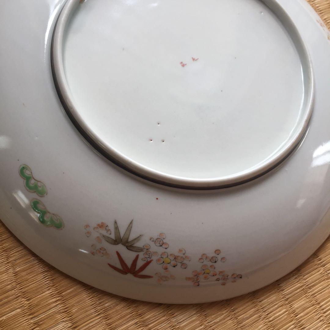 九谷焼 赤絵皿 (有田焼 伊万里焼 お皿 キッチン) 食器