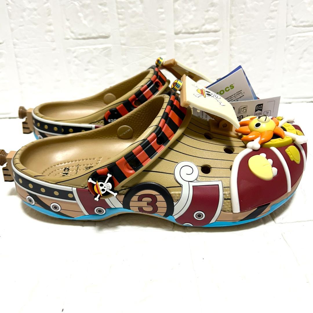 新品　クロックス ワンピース サニー号 コラボ サンダル ジビッツ 限定