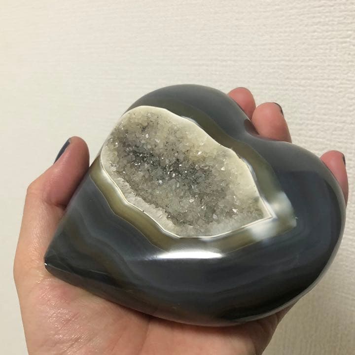 ブラックアゲート ハート