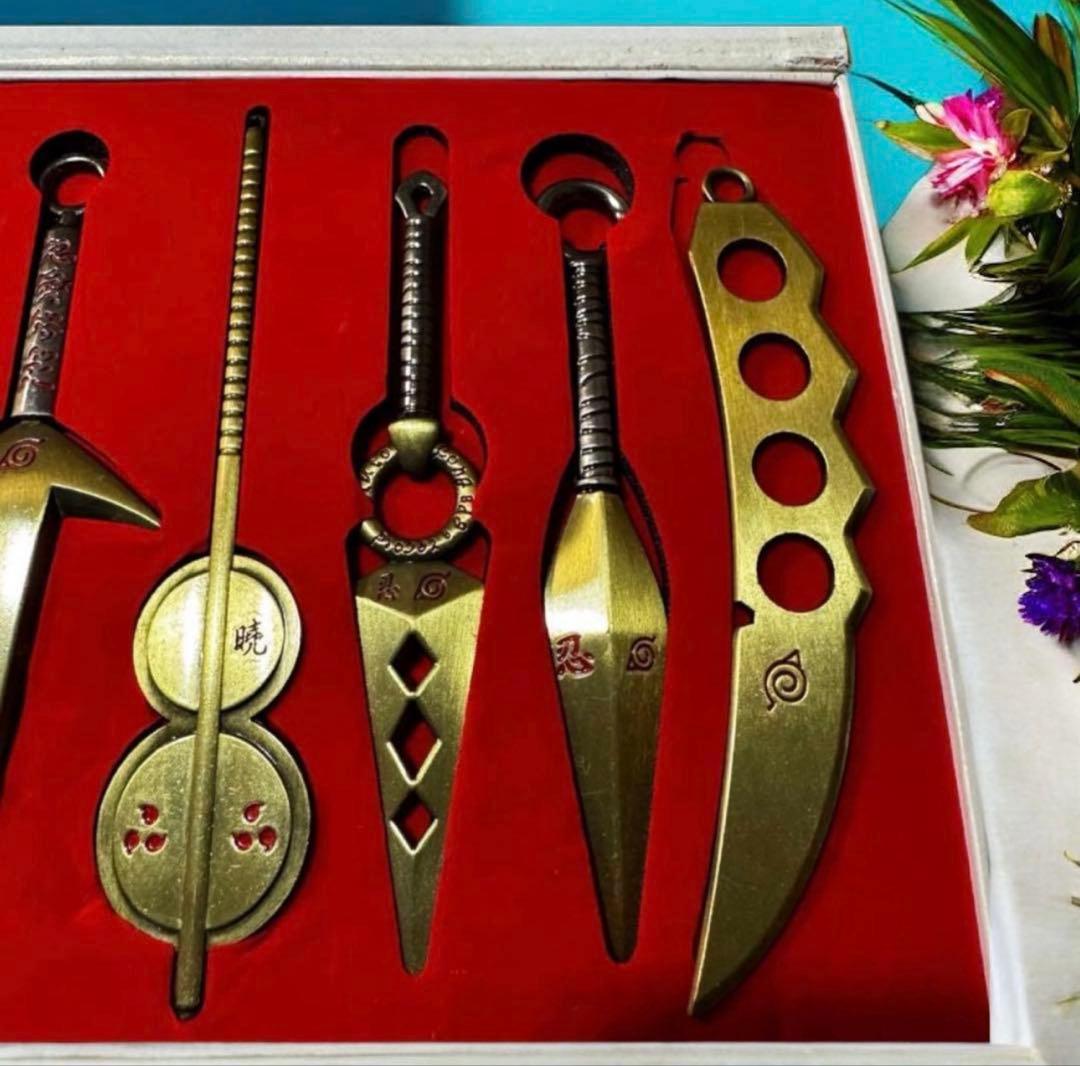 新品 忍者ナルト NARUTO 箱付 クナイ くない 武器セット コスプレ