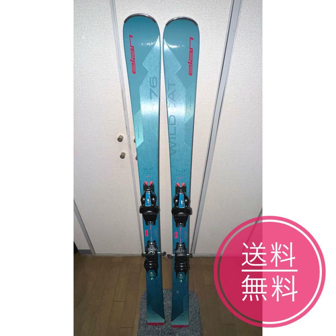 【初級 美品 超軽量】 elan スキー板 '23 WILD CAT 76