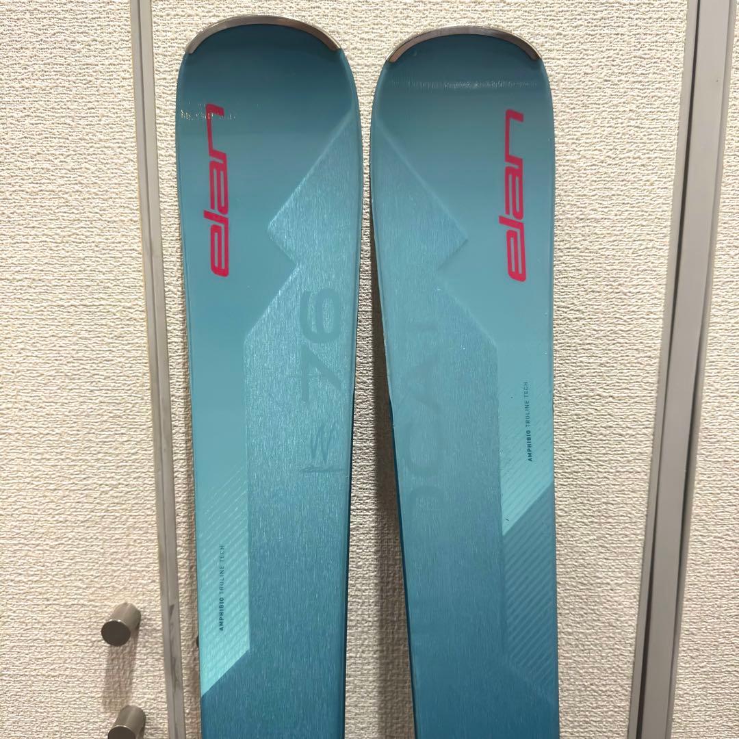 【初級 美品 超軽量】 elan スキー板 '23 WILD CAT 76