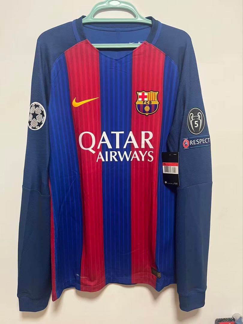 選手支給品Messi メッシ バルセロナ 16/17 ユニフォーム UCL