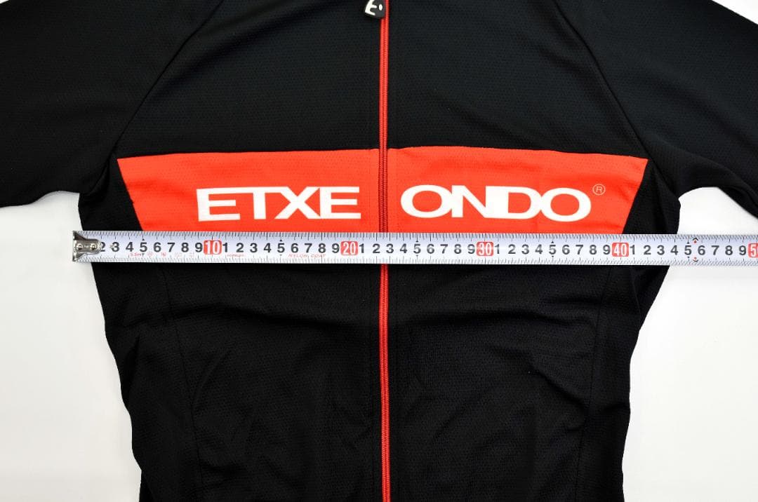 Etxeondo Gizon ジャージ size:S ブラック/レッド