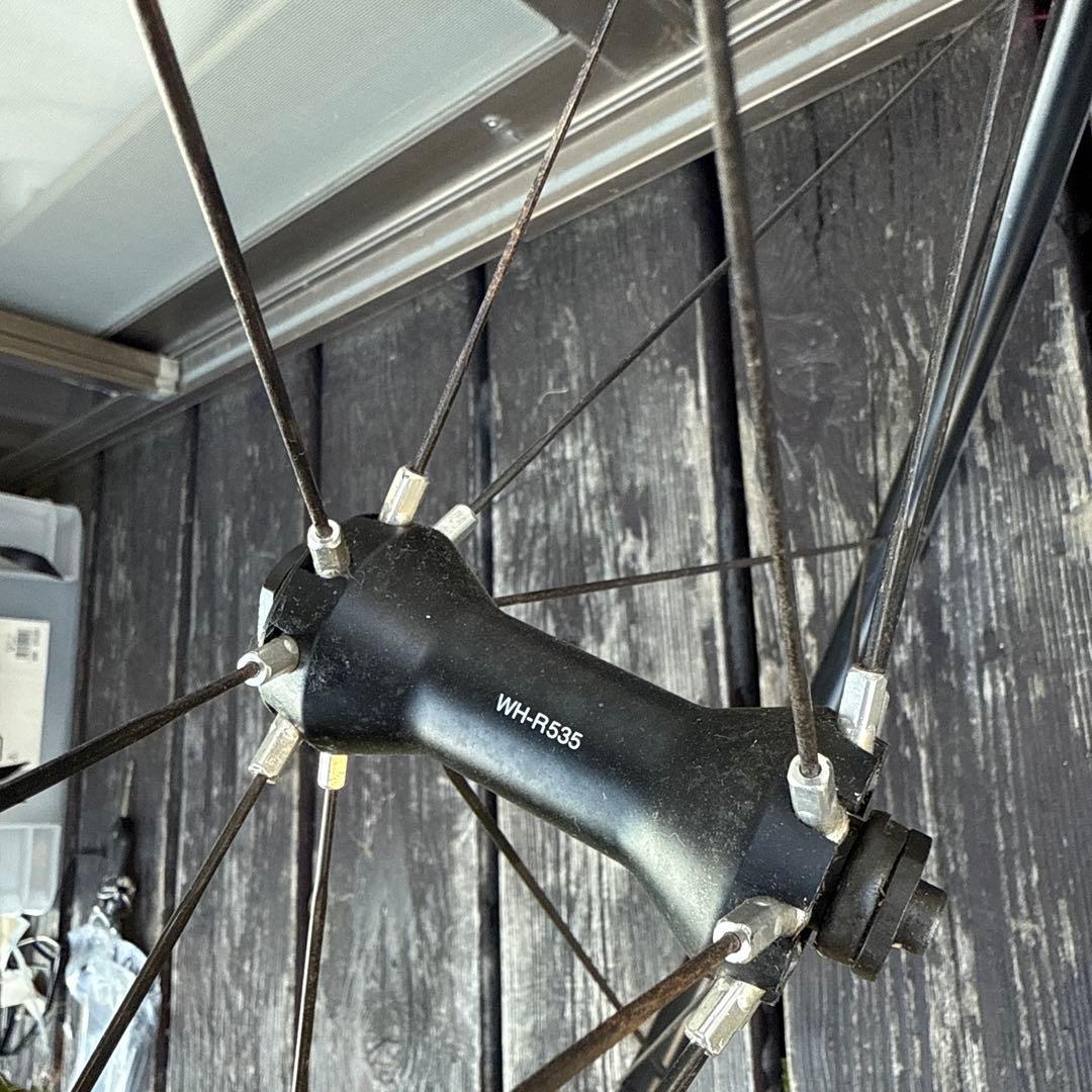 SHIMANO WH-R535 クリンチャーホイール フロント アルミ 700c