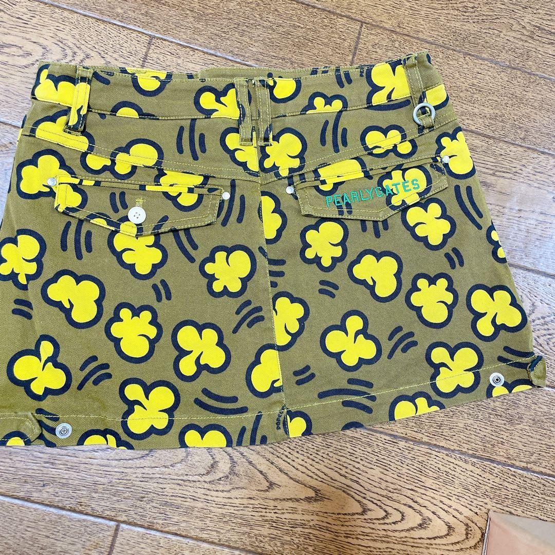 ポップコーン柄ミニスカート