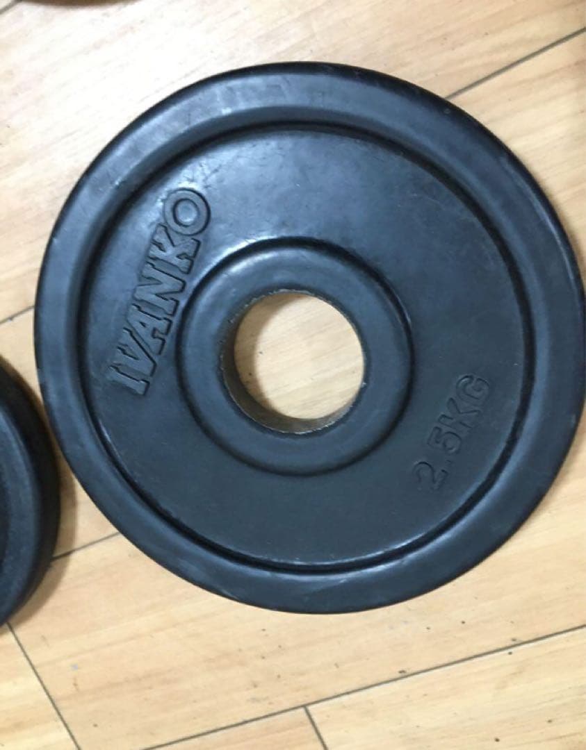IVANKO イヴァンコ ラバー プレート17.5kg穴径50mm.