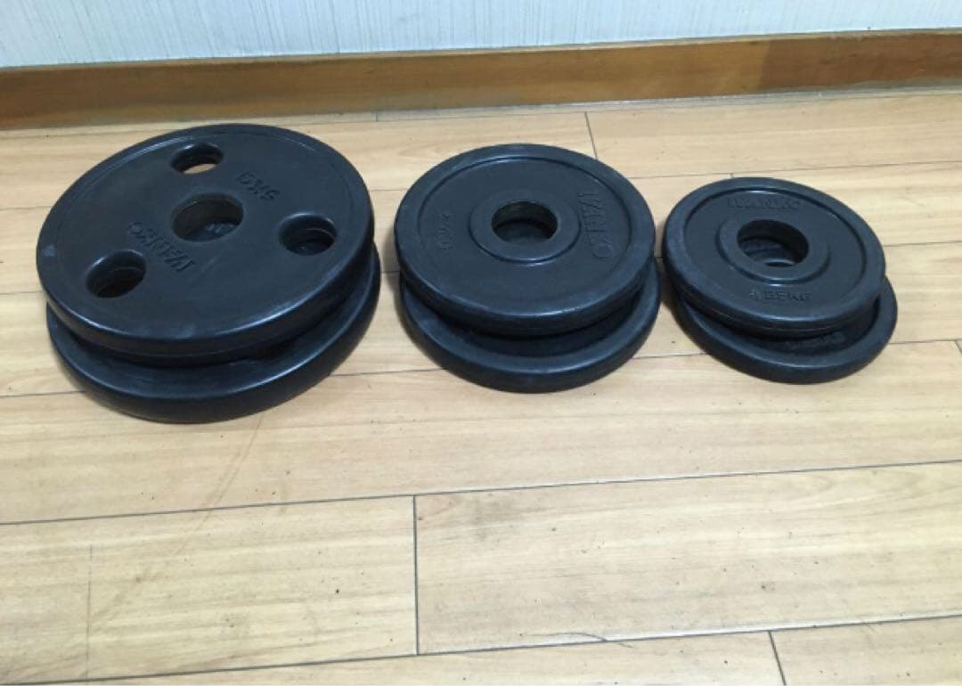 IVANKO イヴァンコ ラバー プレート17.5kg穴径50mm.