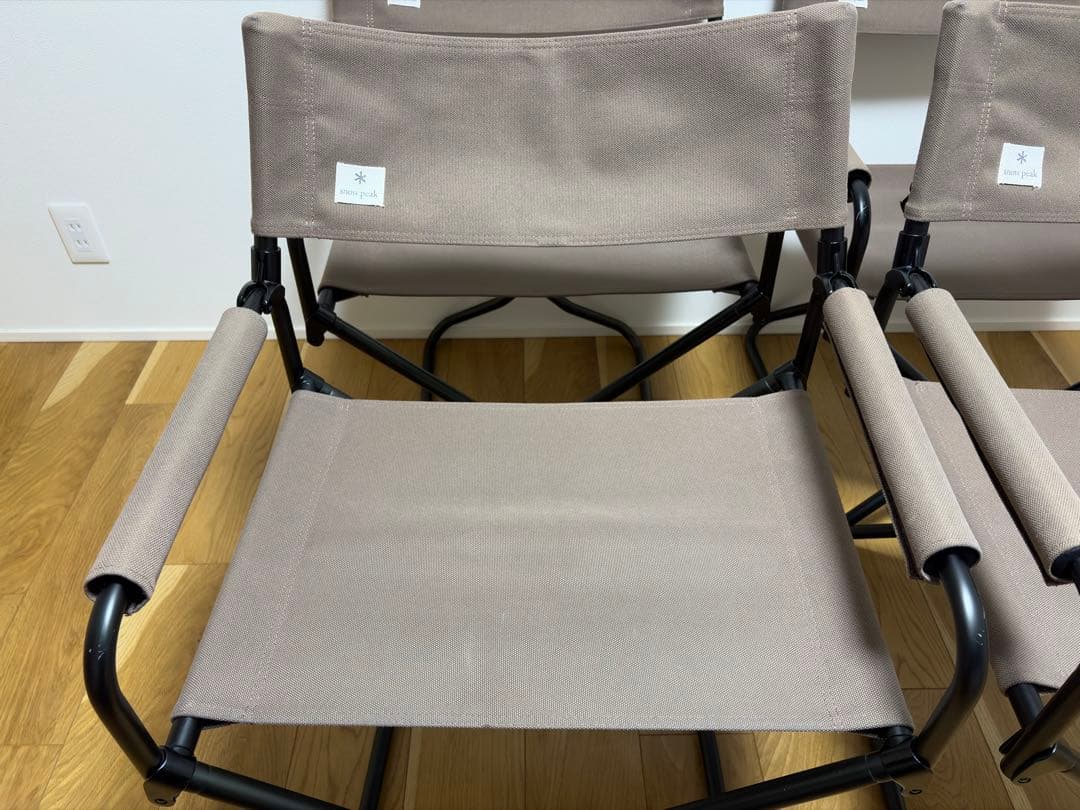 スノーピーク　FDチェアワイド グレー LV-077GY　4脚セット ②