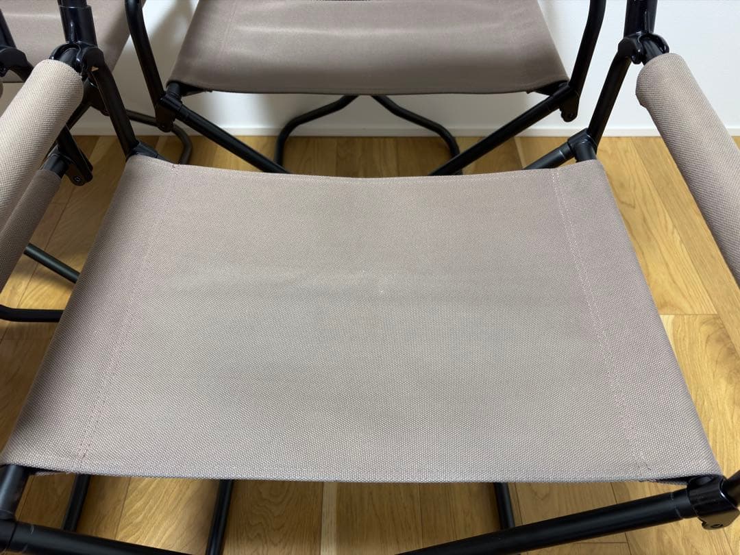 スノーピーク　FDチェアワイド グレー LV-077GY　4脚セット ②