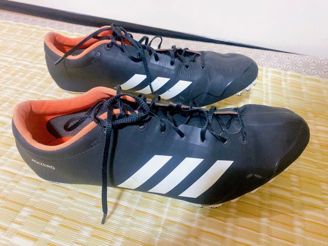 陸上 スパイク ADIZERO アディゼロ 26.5cm アディダス ブラック