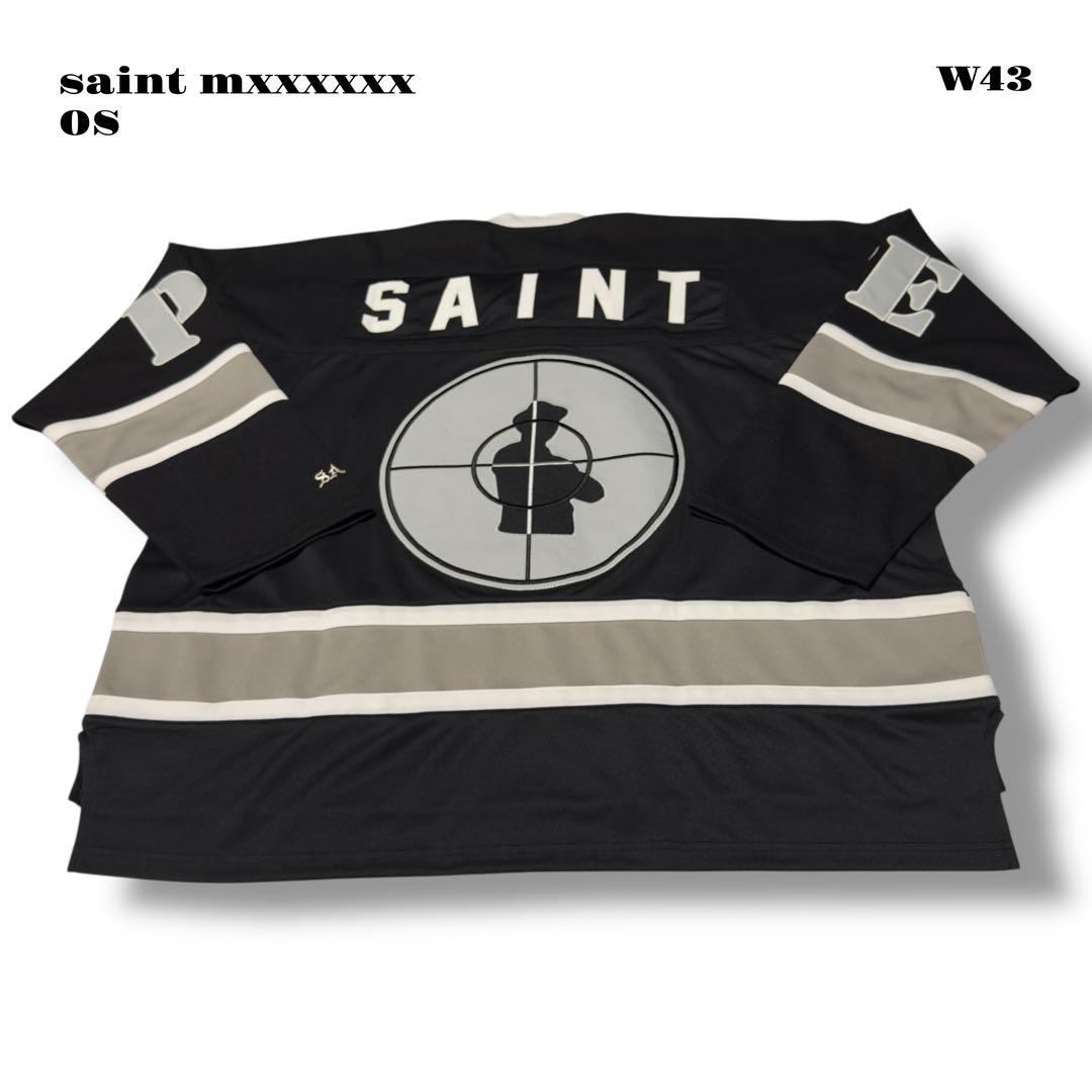 希少品！ saint mxxxxxx ゲーム シャツ OS ブラック ホワイト