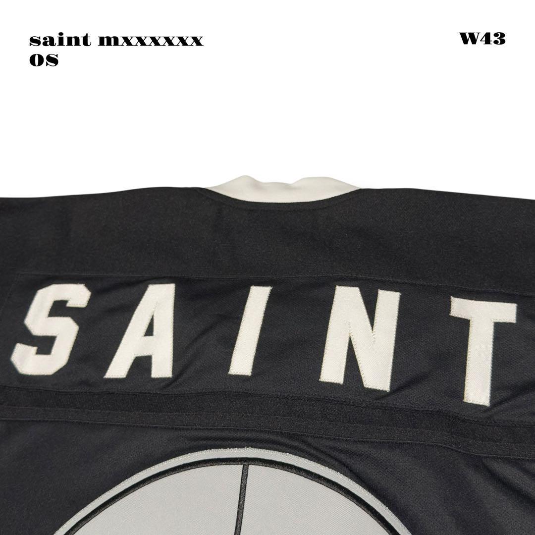 希少品！ saint mxxxxxx ゲーム シャツ OS ブラック ホワイト