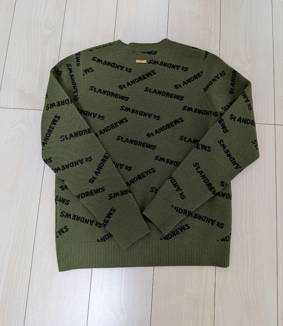St Andrews ロゴ入りニットセーター