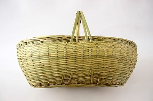 竹細工 かご 収納 手作工芸品 市場かご 手提かご 買い物かご
  新品