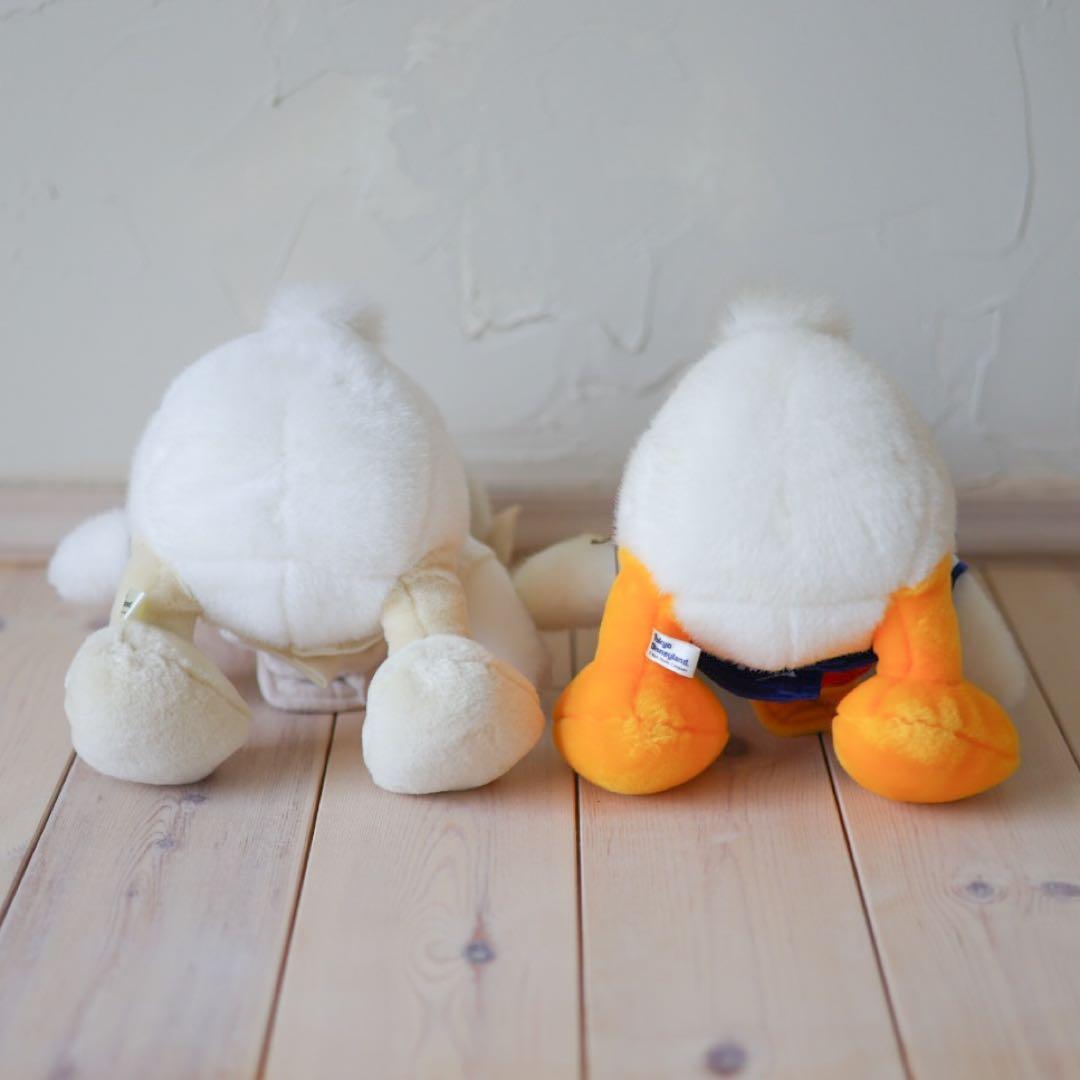 【超希少/タグ付】TDL限定ドナルドダック ぬいぐるみ 2体セット 当時物