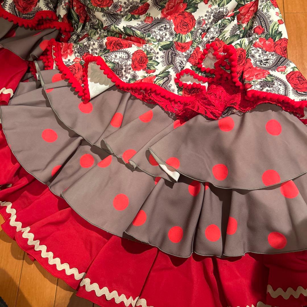 マリキータ　中古美品　ファルダとベストセット 花柄