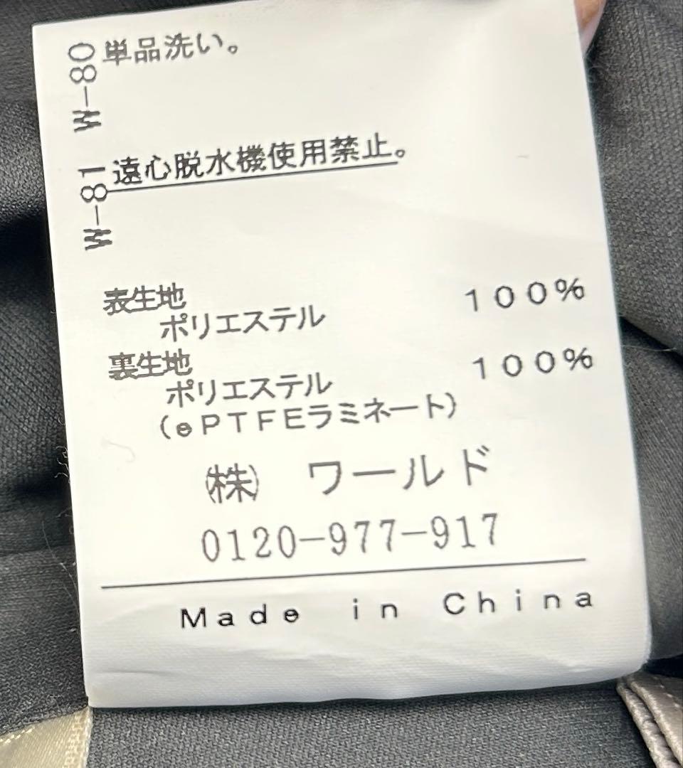 【美品】アダバット ゴルフウェア ゴアテックス レインウェア M 黒 インナー付