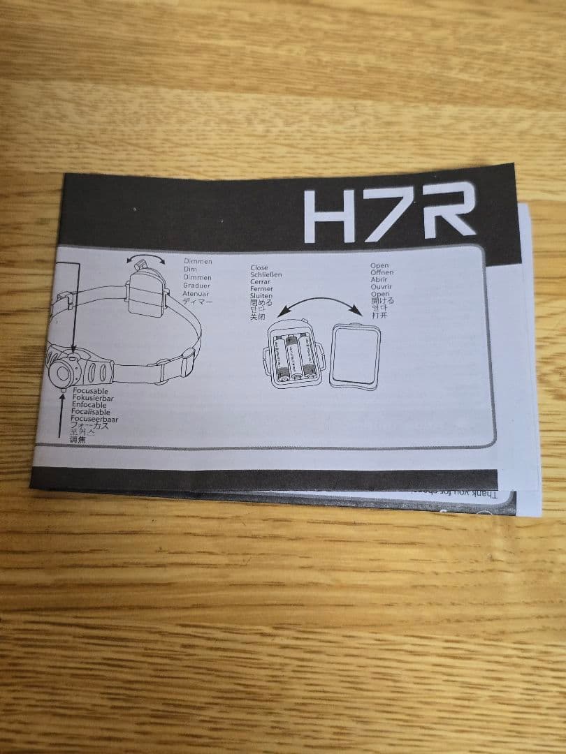 #1354 LED LENSER H7R ヘッドランプ