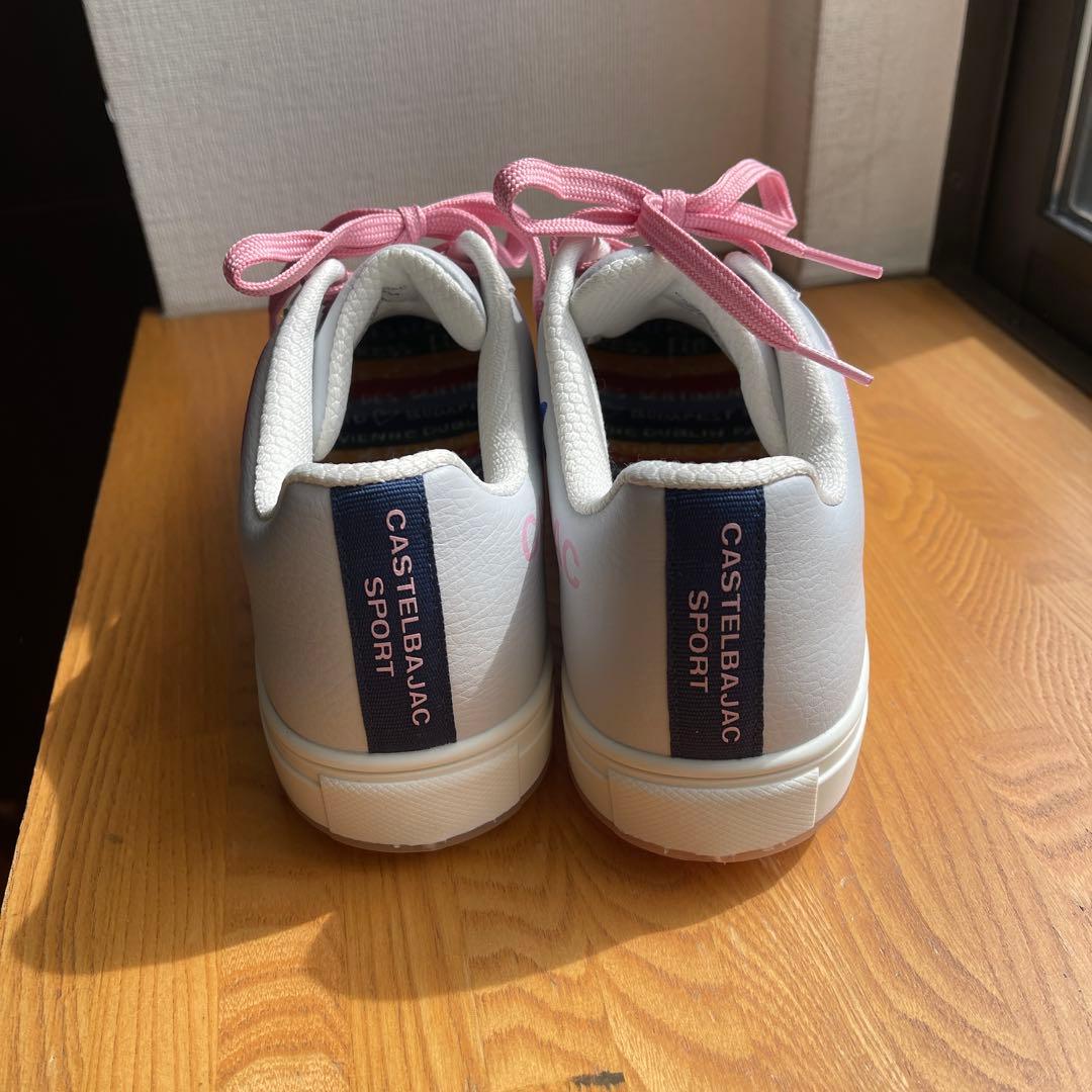 CASTELBAJAC スポーツシューズ 薄グレー/ピンク
