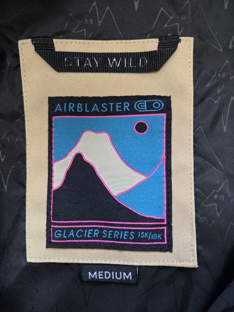 エアブラスター（airblaster）メンズ ビブパンツ Mサイズ