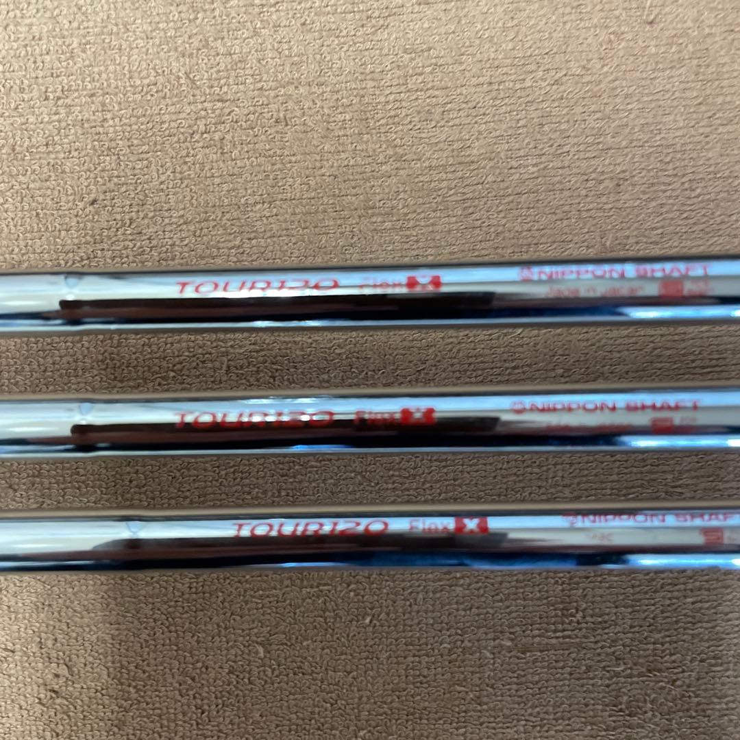 ミズノプロＳ３アイアン５〜P 6本組 モーダス３　ツアー120Ｘ