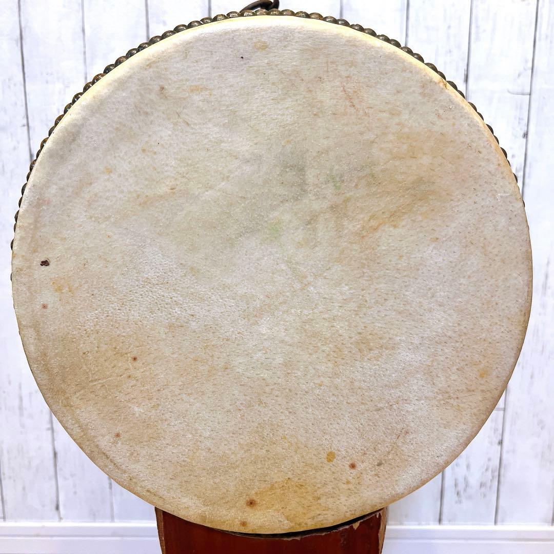 和太鼓 30×32cm 1尺　昭和レトロ　打楽器