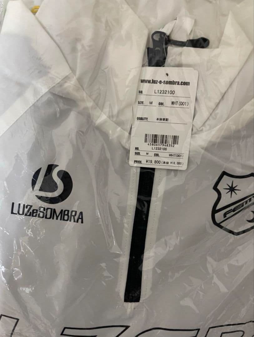 LUZeSOMBRA ルースイソンブラ プルオーバー ホワイト M ハーフジップ