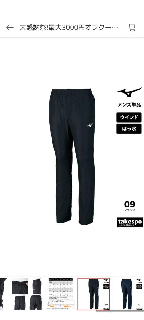 メンズ ミズノ ロングパンツ ウィンド ウインドパンツ ブランド Mizuno