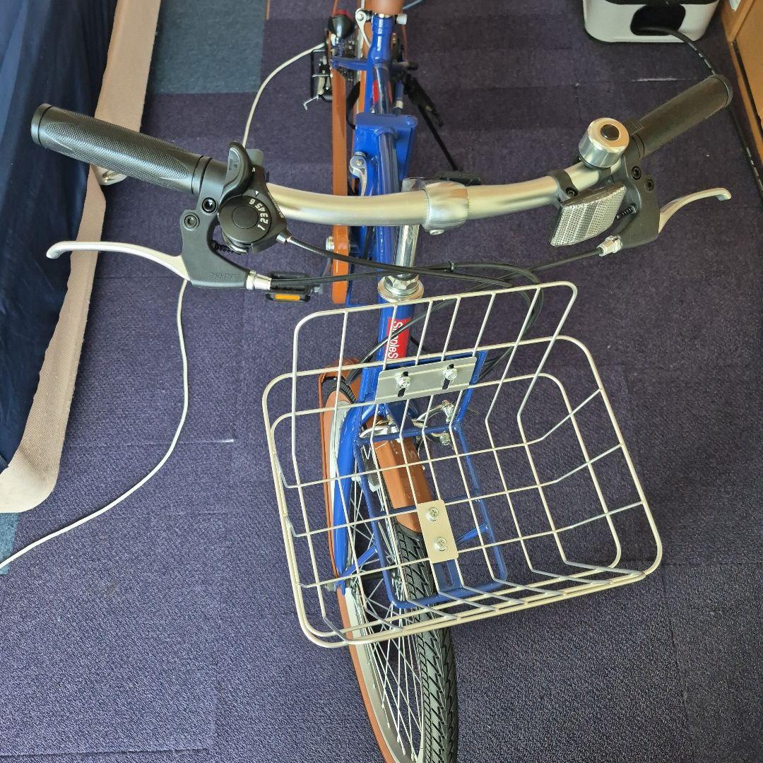 27日まで掲載 24型折畳自転車 シンプルスタイル （6段変速）