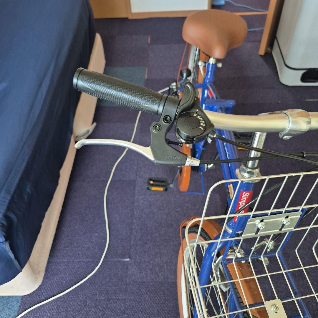 27日まで掲載 24型折畳自転車 シンプルスタイル （6段変速）