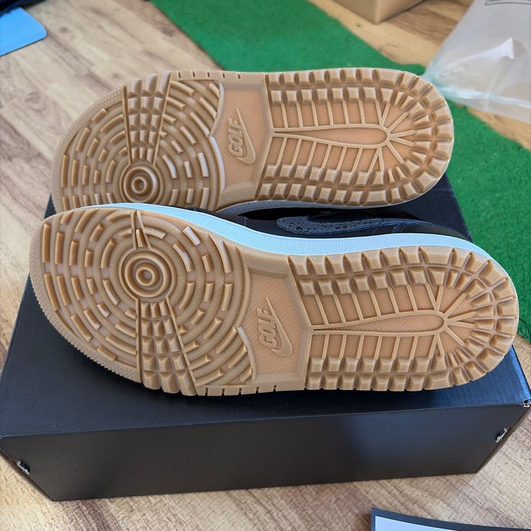 NIKE GOLF エア ジョーダン 1 ブラック 25.5cm