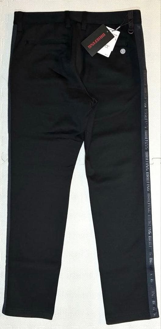 BRIEFING ウォーム ロゴライン スリムパンツ（BLK／L）