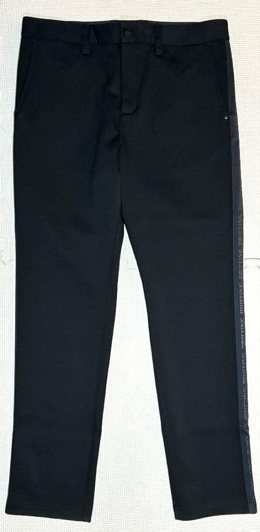 BRIEFING ウォーム ロゴライン スリムパンツ（BLK／L）