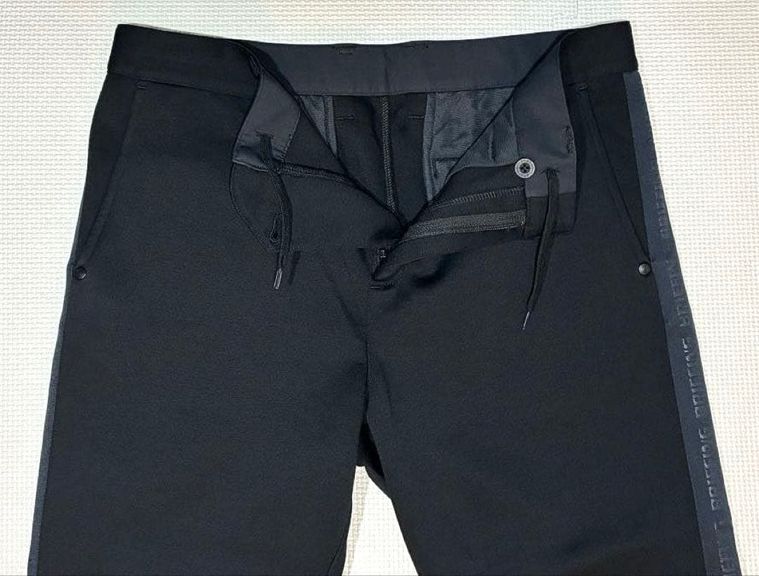 BRIEFING ウォーム ロゴライン スリムパンツ（BLK／L）