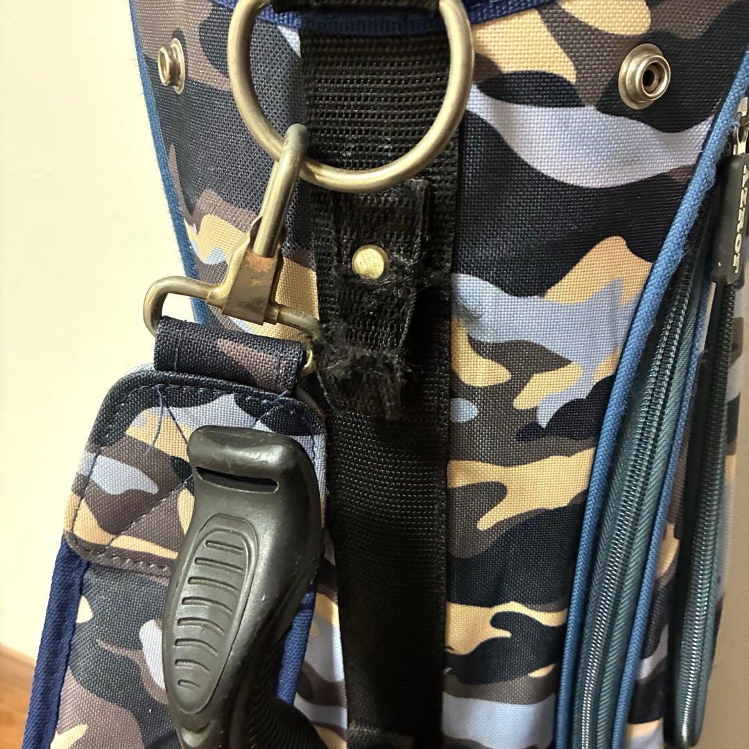 AZROF アズロフ スタンド型 軽量 キャディバッグ カモフラージュ柄
