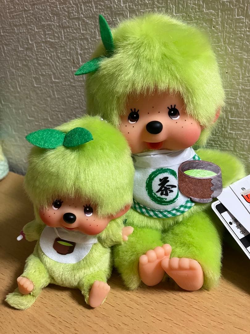 新品タグ付き☆ 抹茶モンチッチ Sサイズ&キーチェーン セット セキグチ