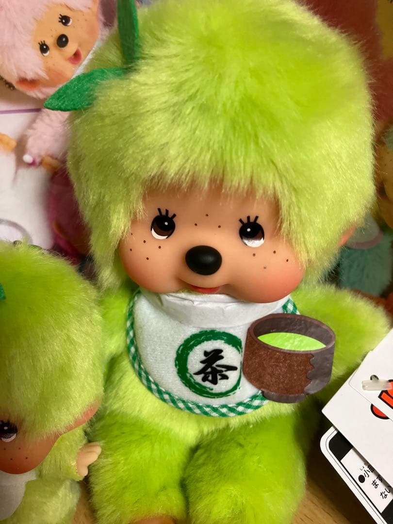 新品タグ付き☆ 抹茶モンチッチ Sサイズ&キーチェーン セット セキグチ