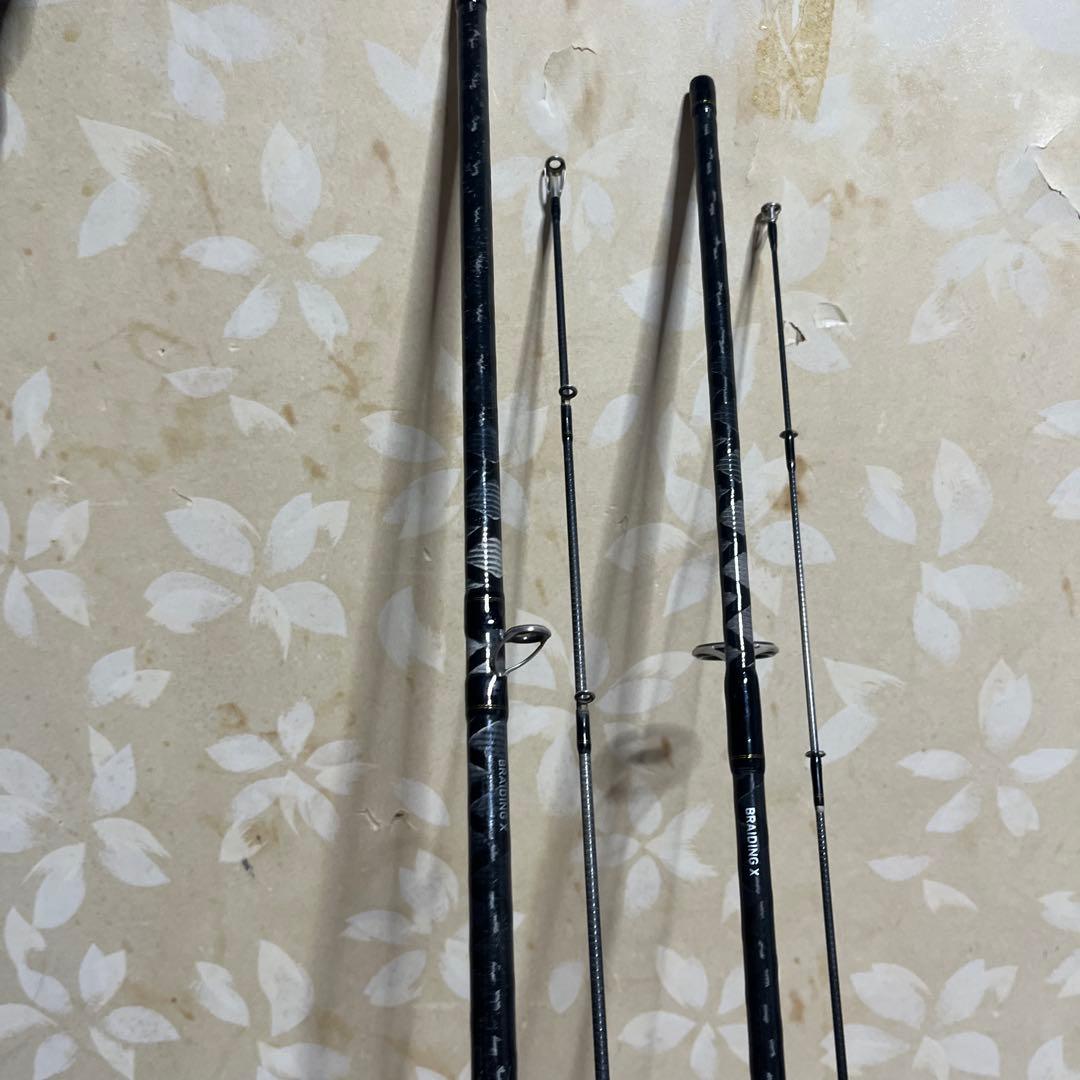 バス釣り引退セット　BASS X スピニング642MLS　ベイト672MHB