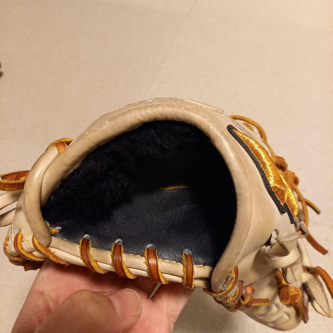 【値下げ中】美品　ミズノプロ　硬式　内野手グローブ 　ブロンド