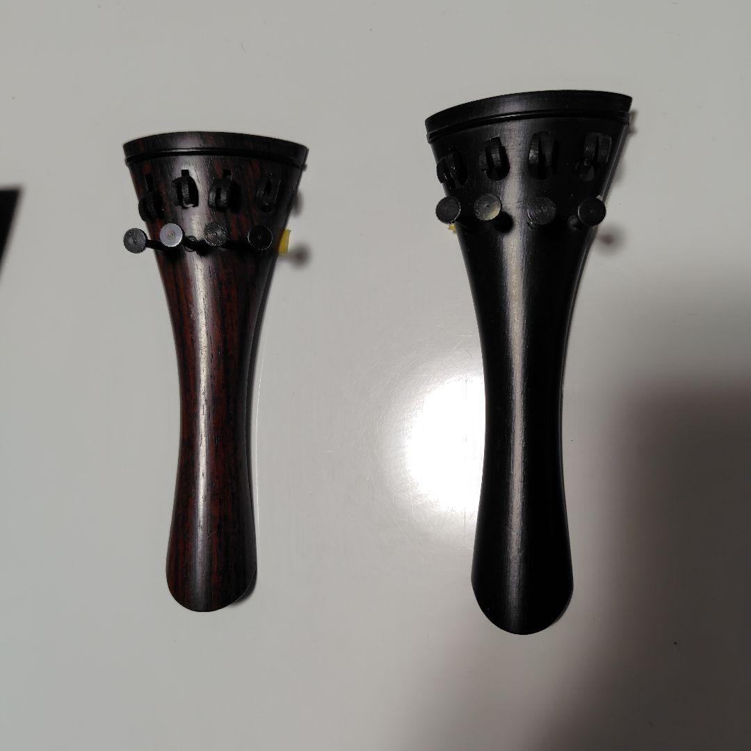 バイオリン（一部ビオラ） パーツ まとめ売り顎当て・テールピース・エンドピン