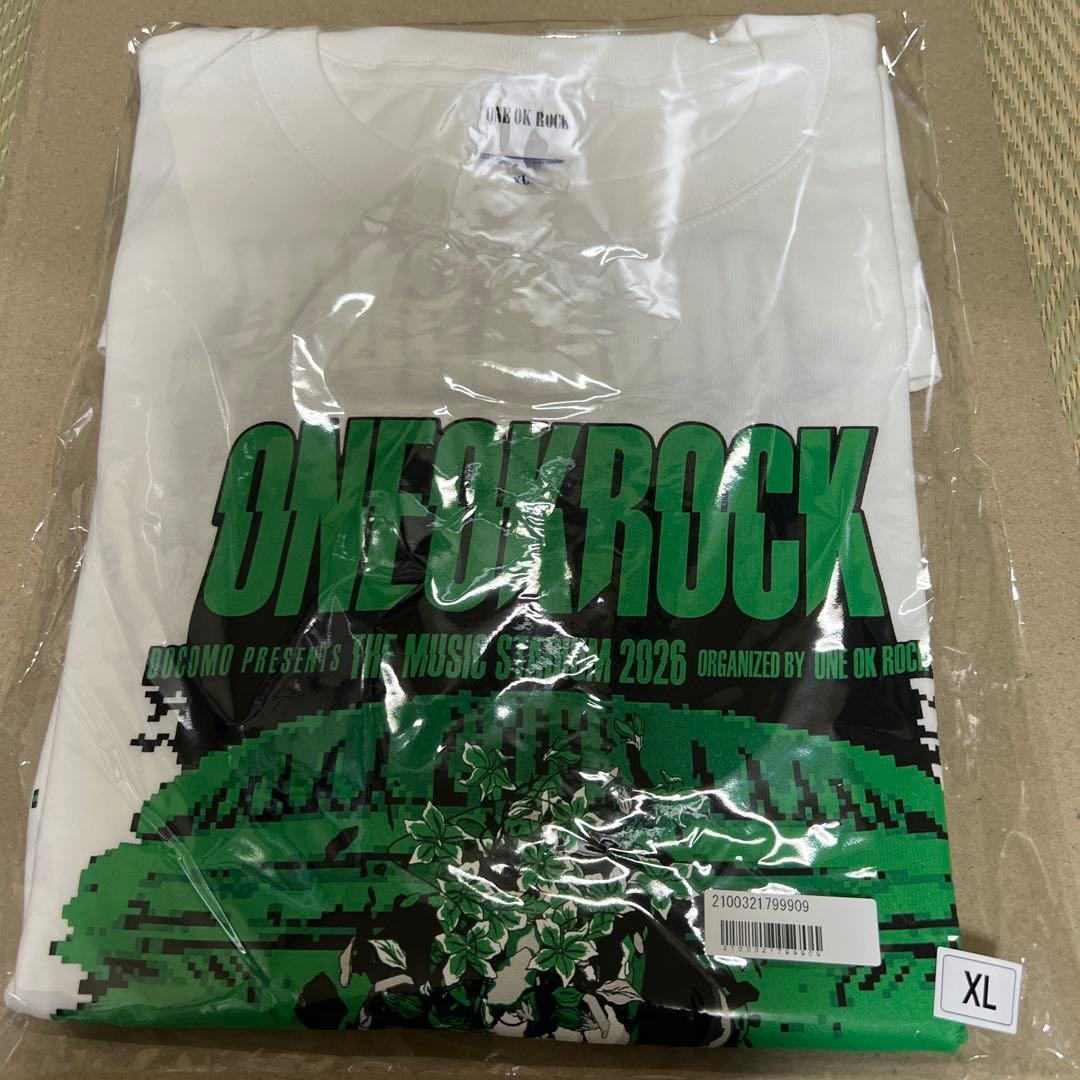 ONE OK ROCK 2026 TMS Tシャツ-A WHITE 白