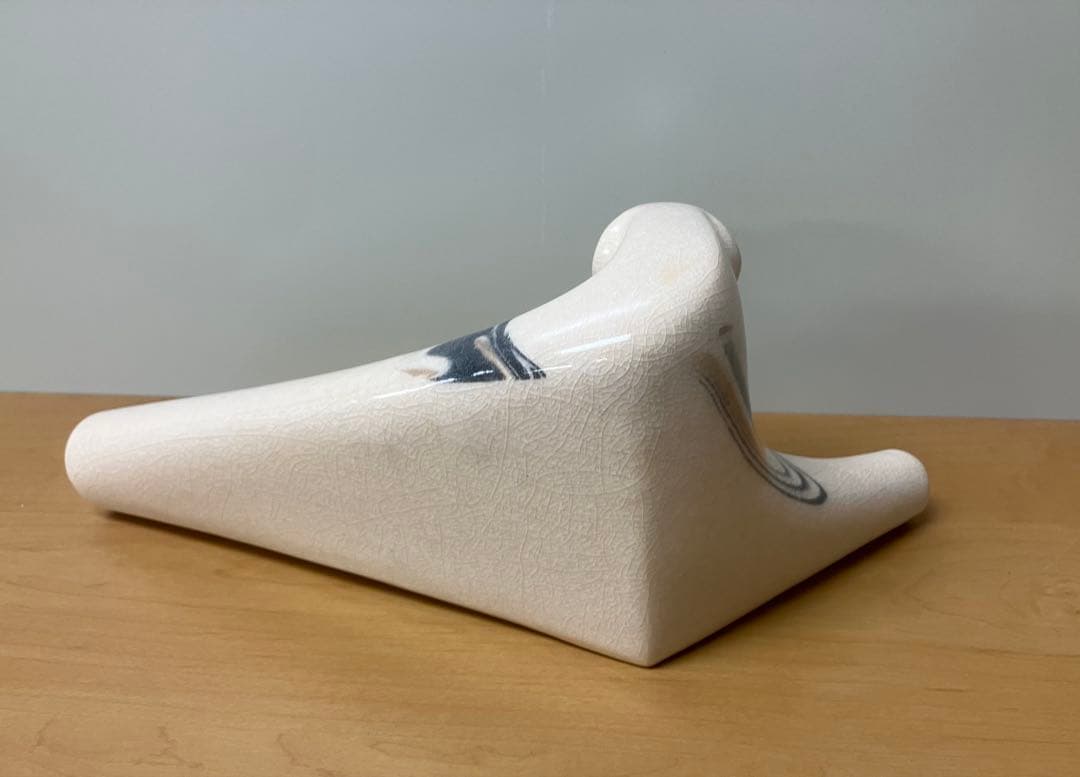【三枝惣太郎】虎 陶藝 陶器 共箱 栞 アンティーク 希少デザイン レア商品