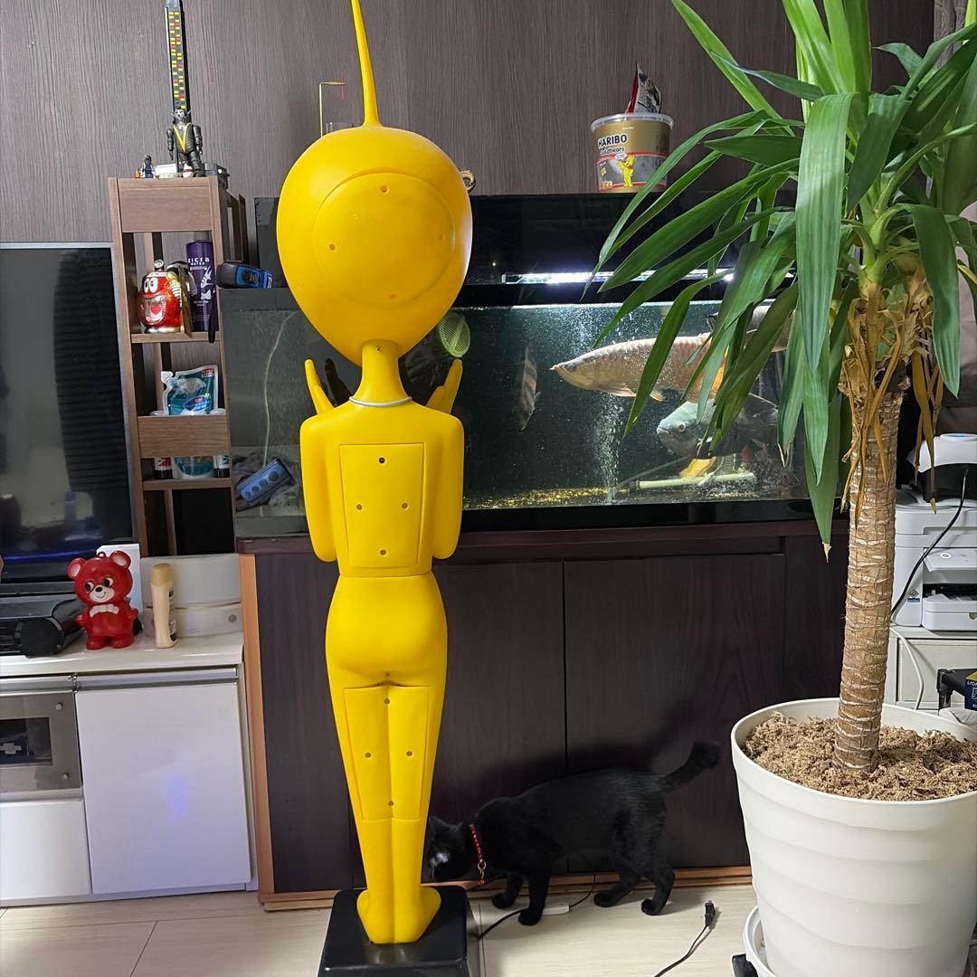 エイリアン型スタチュー 約150cm イエロー