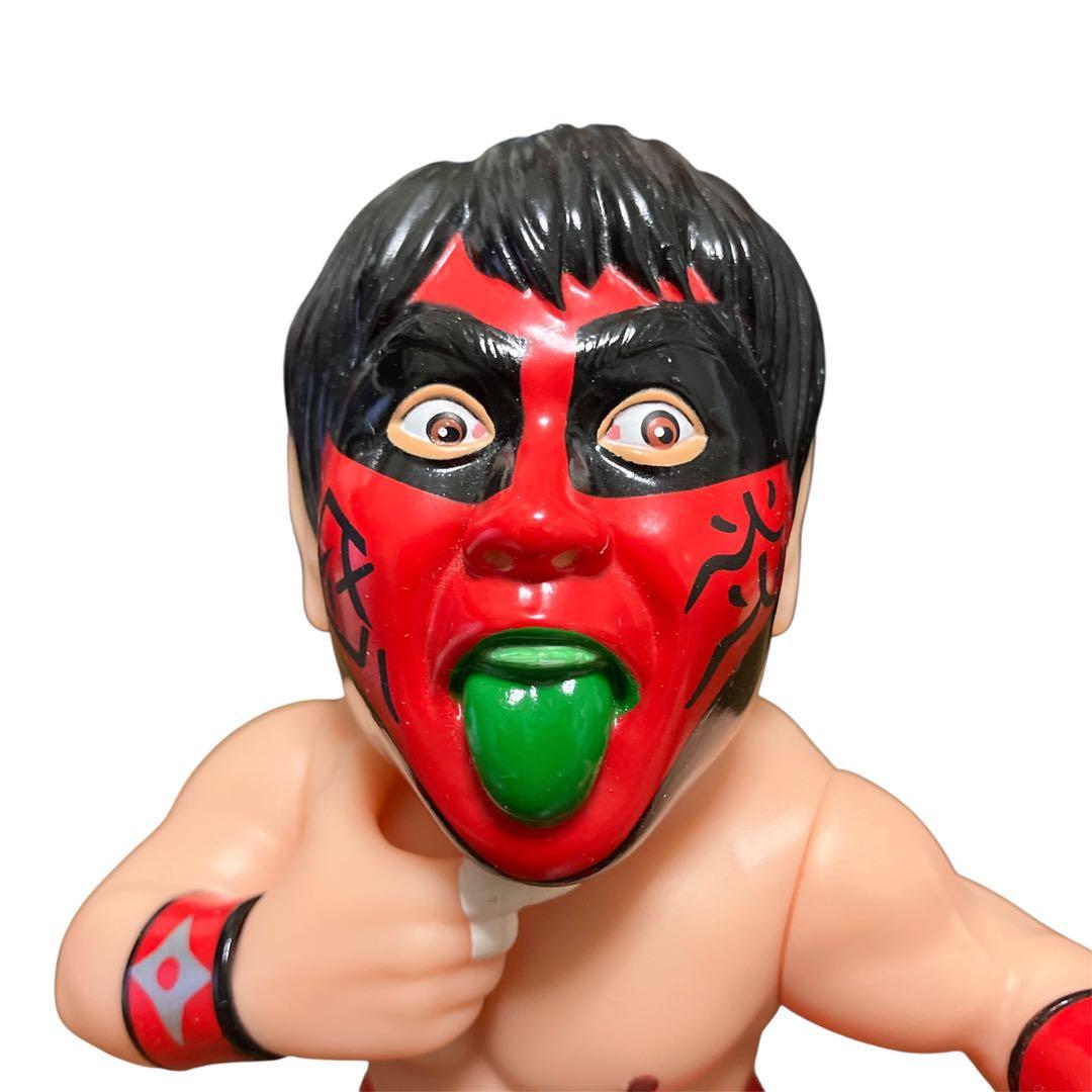 16dソフビ グレート・ムタ 赤ペイント プロレス 武藤敬司 HAO フィギュア